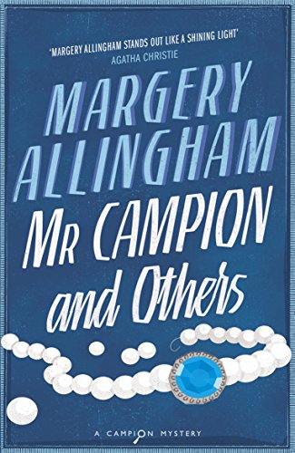 Book cover: "Mr Campion & Others" by Margery Allingham, with pearls and a jewel.