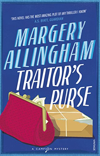 Book cover for "Traitor's Purse" by Margery Allingham, featuring a red purse.
