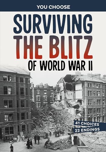 Book cover depicting bombed buildings during World War II’s Blitz.
