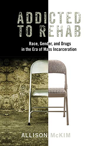 Book cover: "Addicted to Rehab: Race" with a folding chair image.