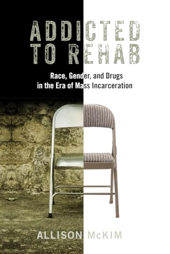 Book cover: "Addicted to Rehab: Race" with a split image of a chair.