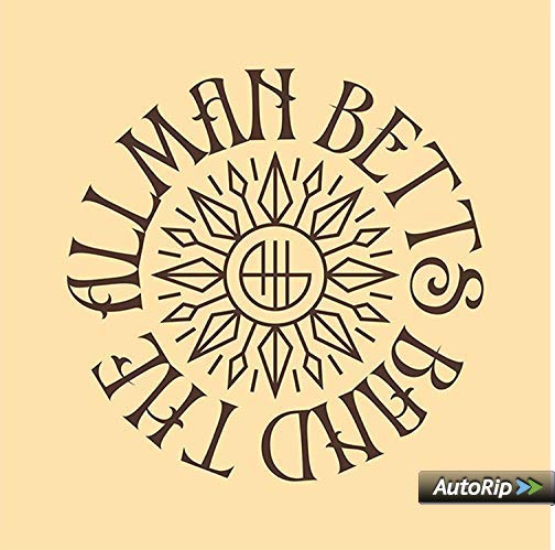 "Tan album cover with black circular logo and 'Allman Betts Band' text."