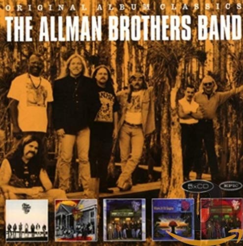 The Allman Brothers Band 5-CD set with band photo and album covers.