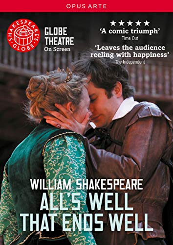 DVD cover for Shakespeare’s “All’s Well That Ends Well” stage production.