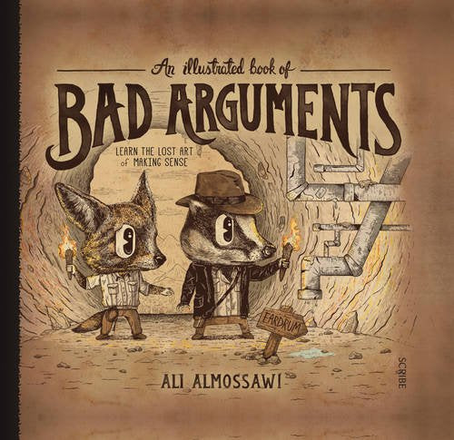 Book cover with illustrated weasels holding torches near a mine entrance.
