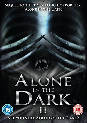 DVD cover for horror film "Alone In The Dark 2" with a monster image.