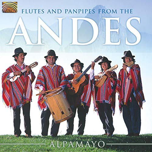 CD cover featuring Andean musicians with instruments, titled "Alpamayo".