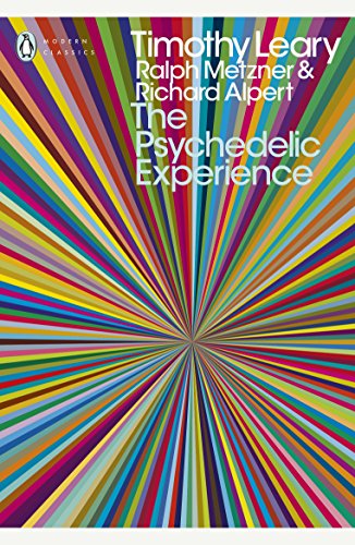 Book cover with radiating rainbow stripes and author names Timothy Leary, et al.