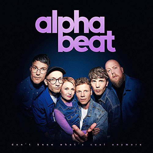 Alphabeat album cover featuring a group portrait with purple text.