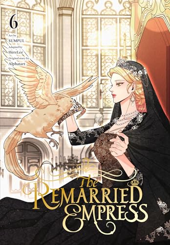 Manga volume 6 cover: empress with bird, ornate gold lettering.