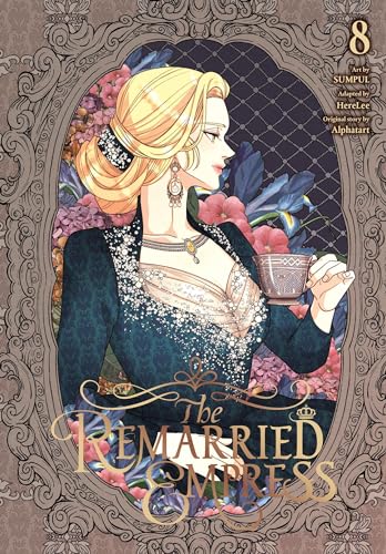 Manga volume cover featuring a blonde woman in ornate dress with flowers.