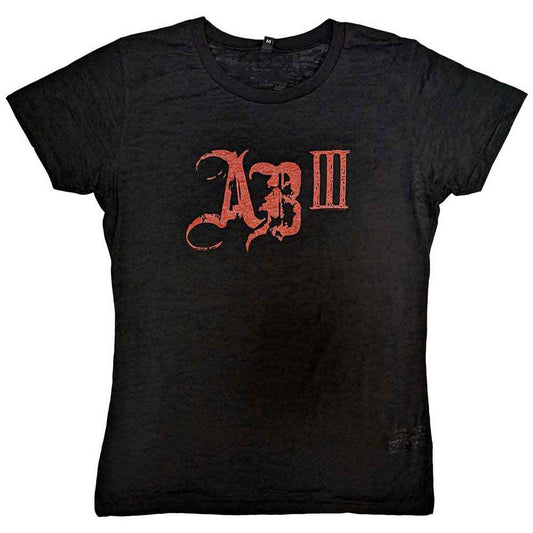 Red Alter Bridge band logo t-shirt, size large, for women.