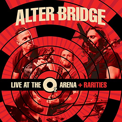 Alter Bridge CD cover featuring band members in a red radial design.