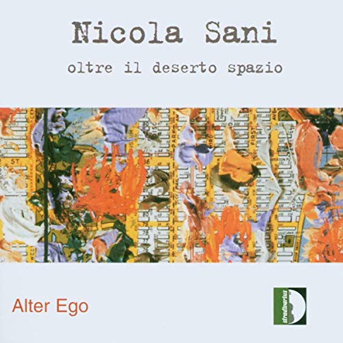 CD cover with abstract floral and map-like painted imagery.