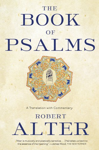 Book cover for The Book of Psalms by Robert Alter with a central geometric mandala.