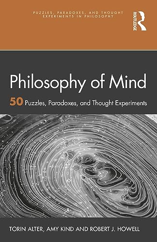 Book cover titled Philosophy of Mind with a swirling black and white abstract pattern.