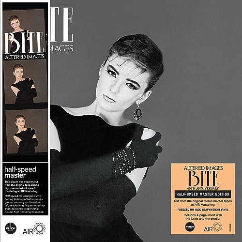 Vinyl record cover for Altered Images’ “Bite” 40th anniversary edition.