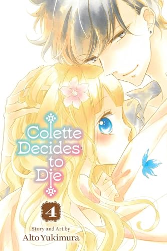 Manga volume cover with a blonde woman embraced by a dark-haired man.