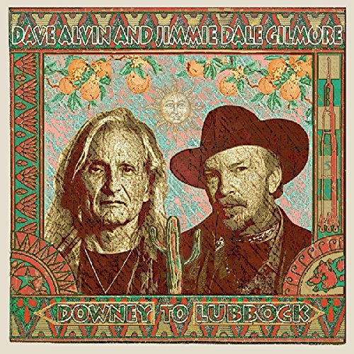 Album cover featuring portraits of two musicians and orange blossoms.