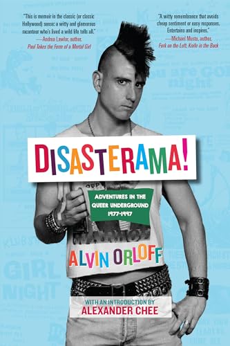 Book cover featuring a man with a mohawk and the title "Disasterama!".