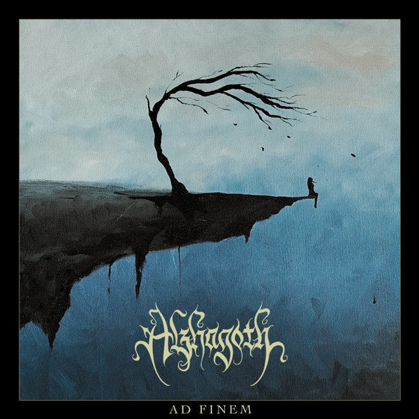 CD cover art: lone figure on cliff with bare tree, stormy sky.