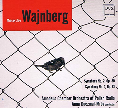 "CD cover with a bird on a wire mesh, featuring red and black text."