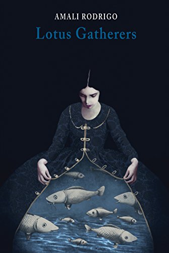 Book cover: woman holding fish swimming in a water-filled oval.