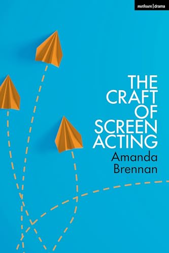 Book cover: "The Craft of Screen Acting" with paper airplane graphics.