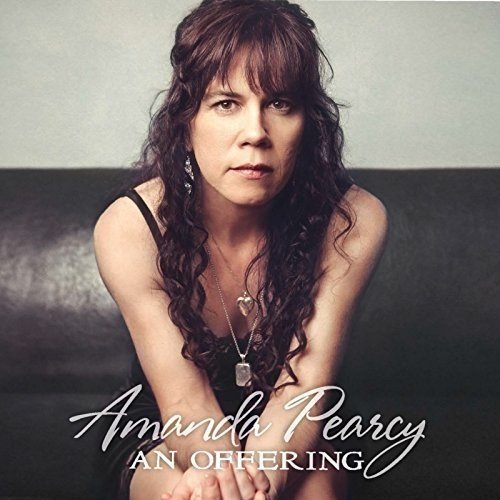 Amanda Pearcy album cover: portrait of a woman with long, dark hair.