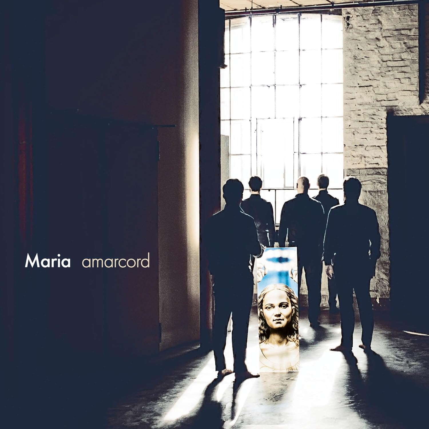 CD cover with silhouetted figures and a portrait of a woman.