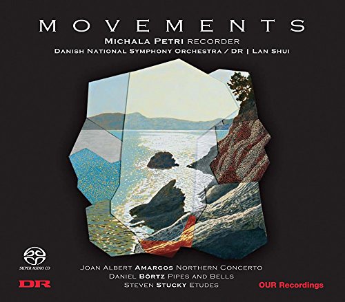 CD cover with abstract, fractured landscape painting and orchestral credits.