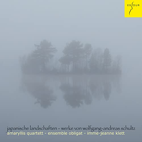 CD cover: misty, silhouetted trees reflected in water, pale blue tone.