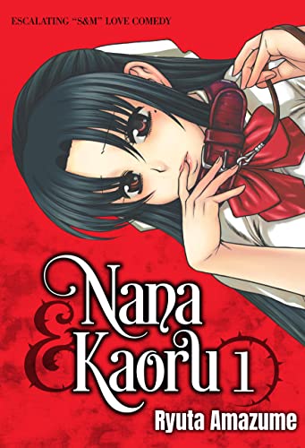 Manga cover: young woman with long dark hair, red and white design.