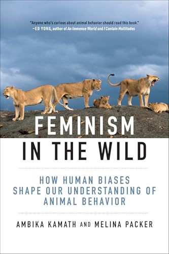 Book cover featuring lions with title "Feminism in the Wild.
