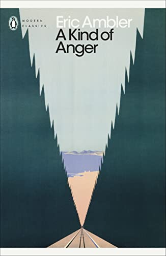 Book cover: "A Kind of Anger" by Eric Ambler, abstract geometric design.
