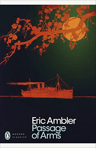 Book cover: orange boat and branches against a dark teal background.