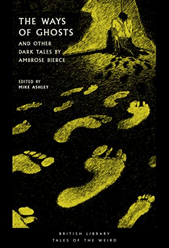 Book cover: yellow footprints and a hanging figure on black.