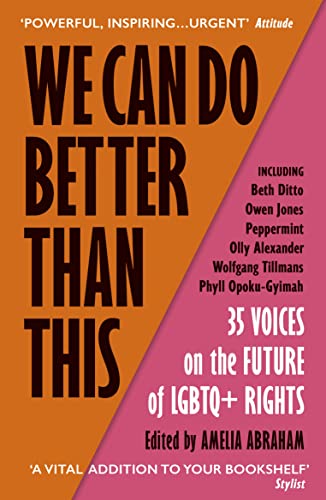 Book cover: "We Can Do Better Than This" with pink and orange background.
