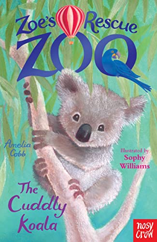 Book cover featuring a fluffy koala clinging to a tree branch.