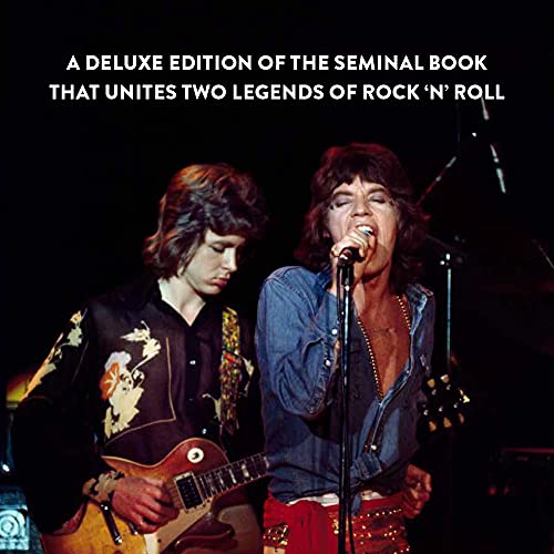 Mick Jagger and Keith Richards performing onstage, 1972 book cover.
