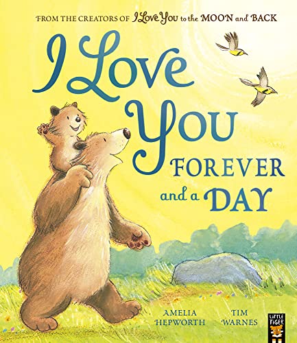 Book cover with a bear cub riding on a larger bear’s shoulders.