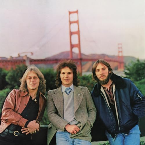 America band portrait with the Golden Gate Bridge in the background.