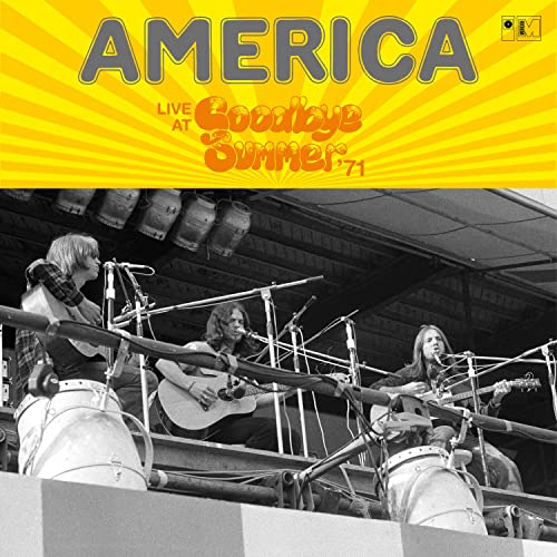 America band performing live on stage at a 1971 festival.