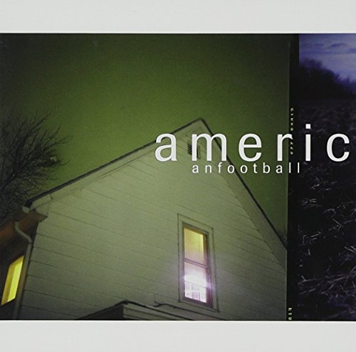 CD cover for “American Football” featuring a green house at dusk.