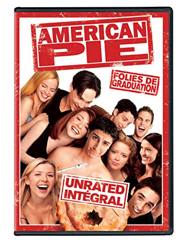 American Pie" DVD cover with a group of young people and a pie.