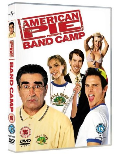 American Pie Presents: Band Camp" DVD cover with group of young adults.