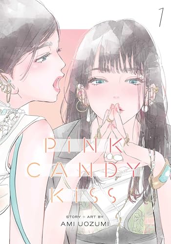 Manga cover with two young women and the title "Pink Candy Kiss.