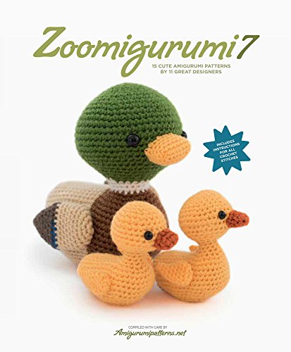 Book cover featuring crocheted duck family and amigurumi patterns.