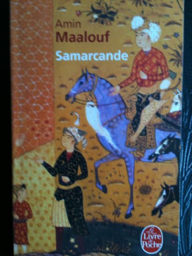Book cover of “Samarcande” featuring a painted rider on horseback.