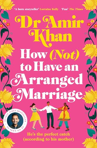 Book cover with pink background, yellow sunflowers, and three people in traditional attire.